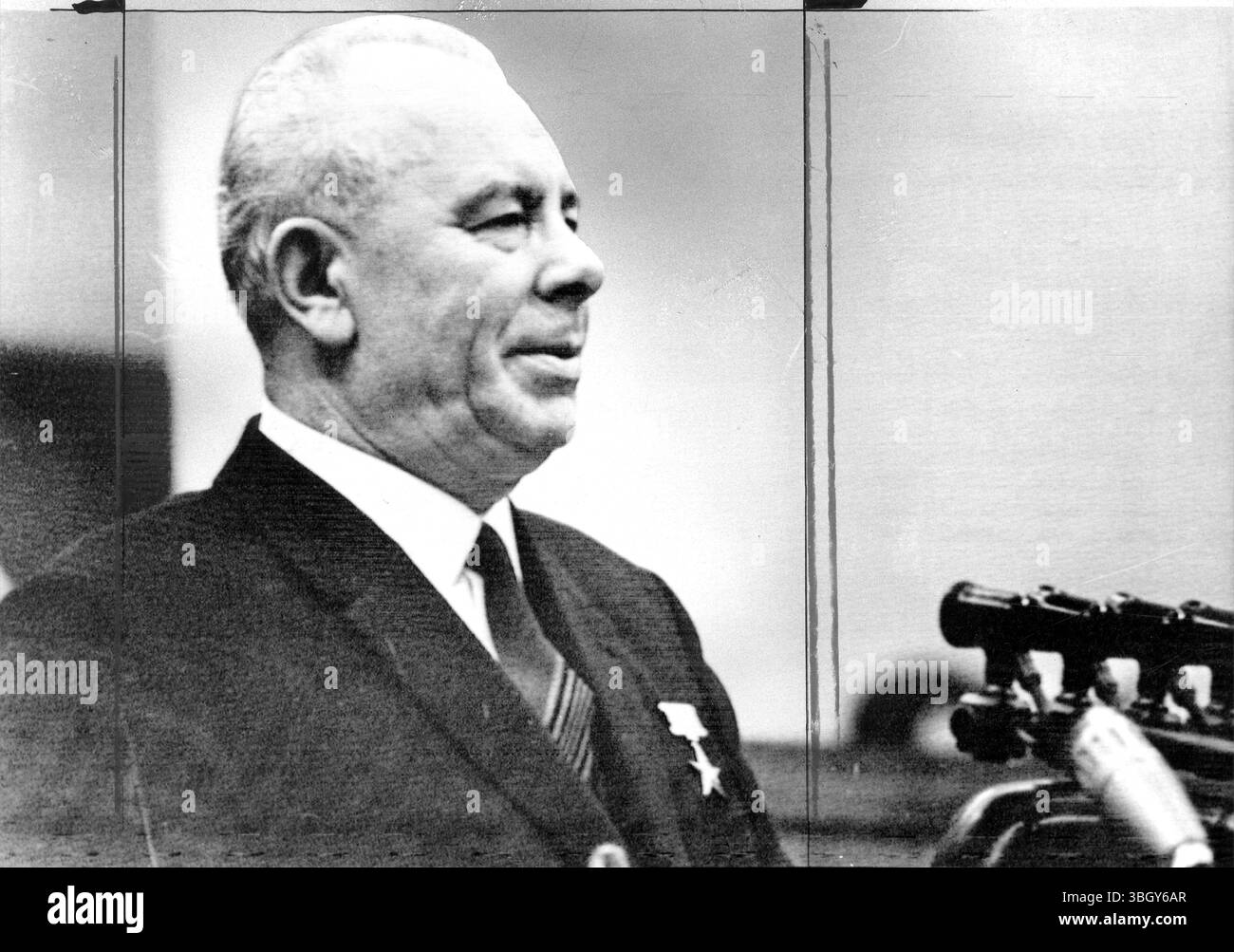 Nikolai Podgorny was a Soviet Ukrainian statesman. 9 December 1965 Stock Photo