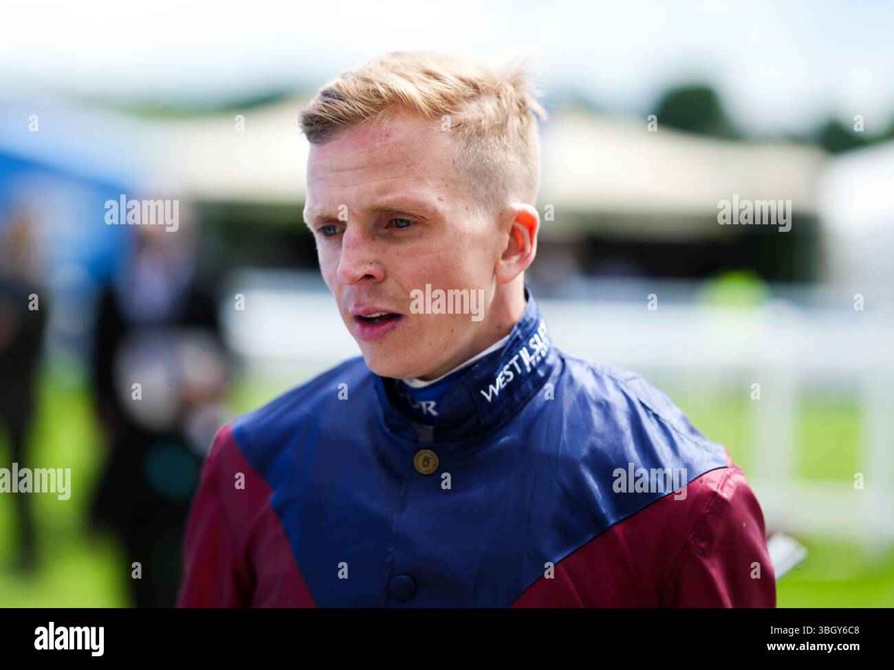 Jockey David Probert at Epsom Downs Racecourse. Picture date: Friday ...