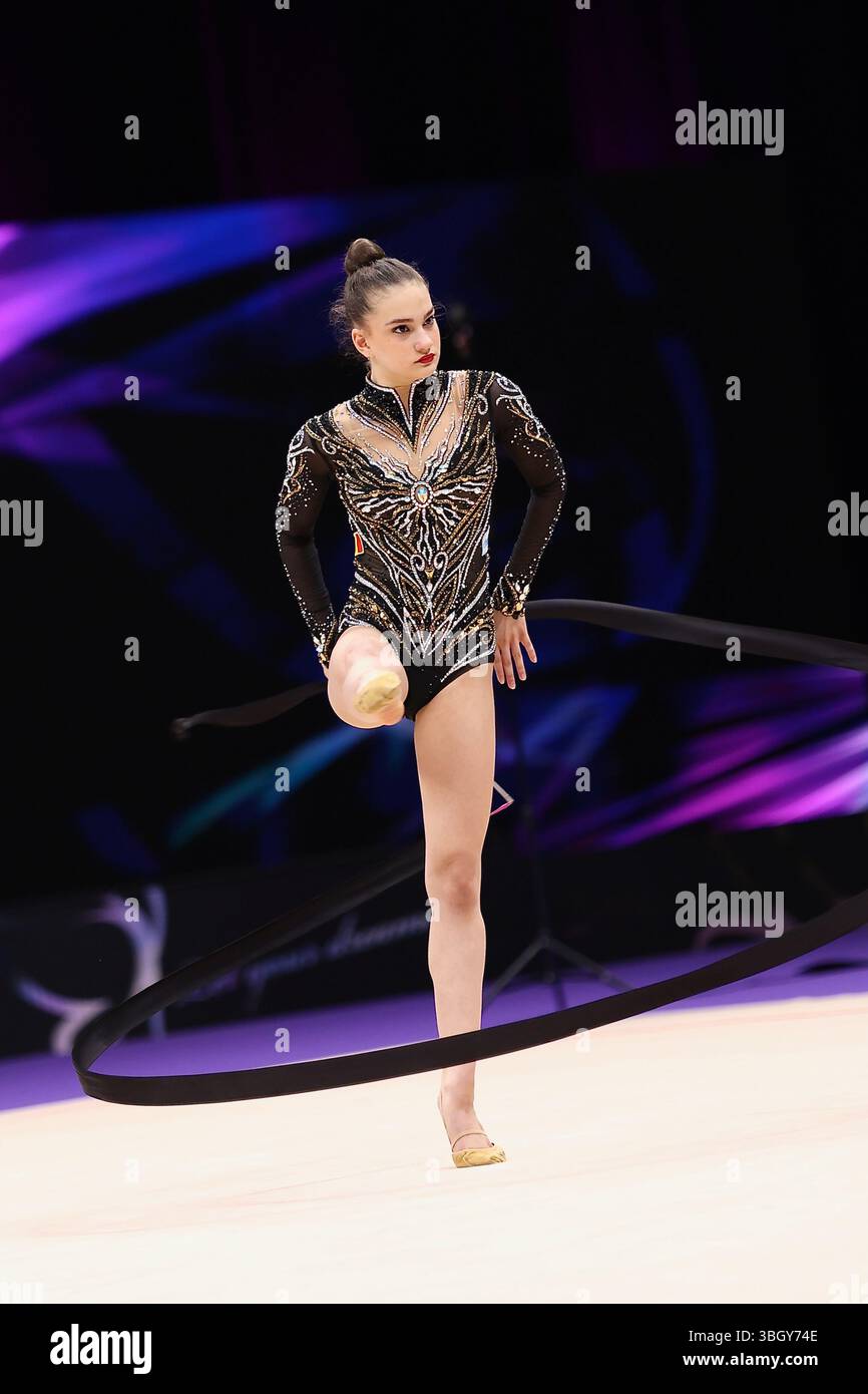 Qulification Ribbon Amalia Lica (Romania), Qualification Ribbon during the 2025 Rhythmic ...