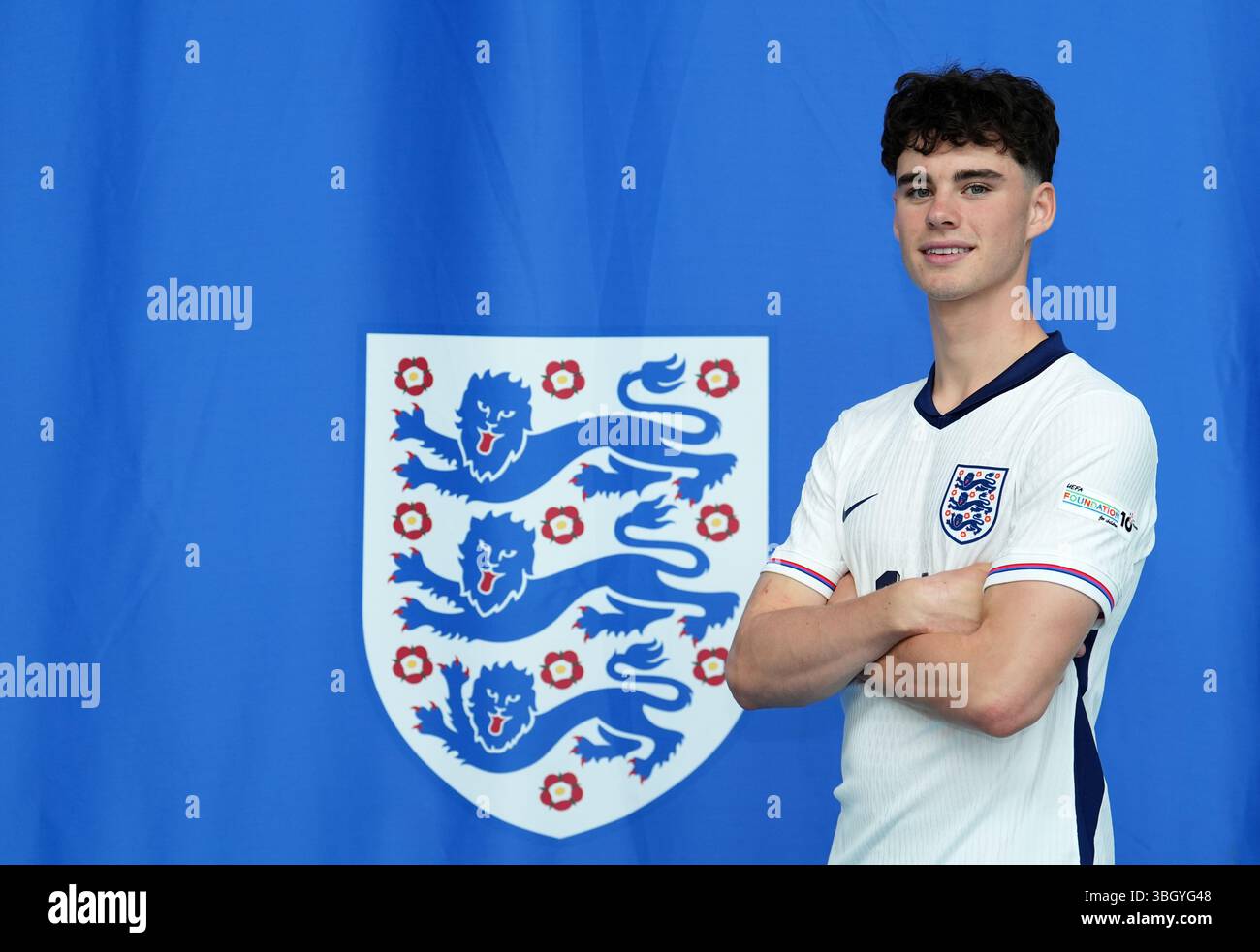 England's Archie Gray during a media session at St George's Park ...
