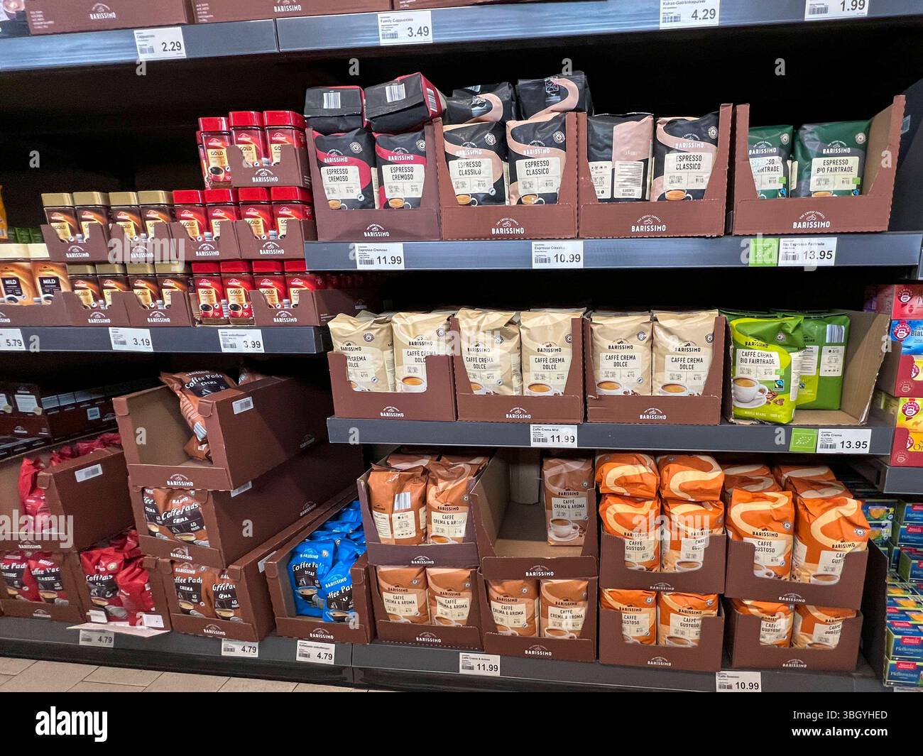 Aldi coffee hi-res stock photography and images - Alamy