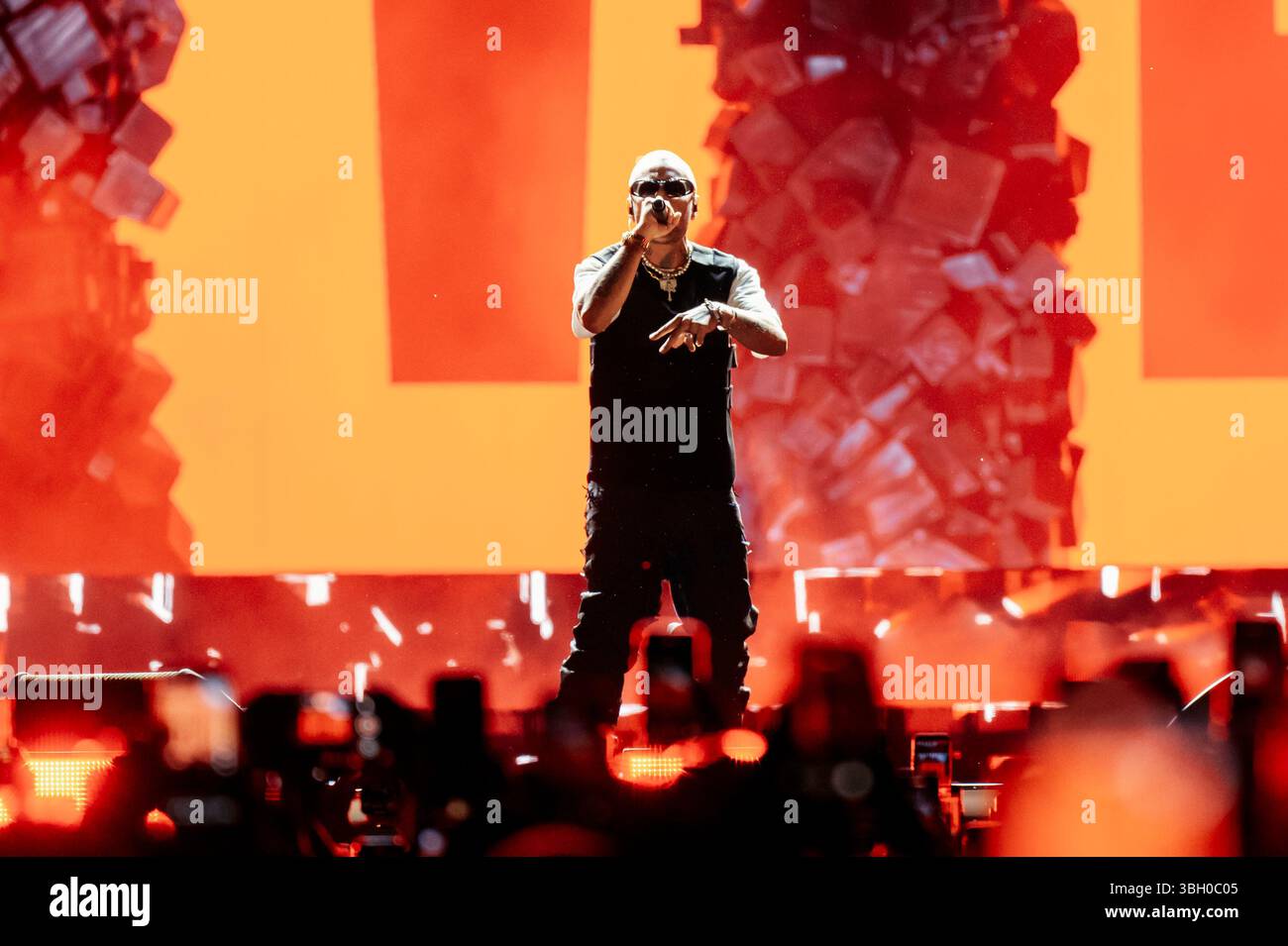 Naples, Italy. 05th June, 2025. Italian rapper Luche, also known as ...
