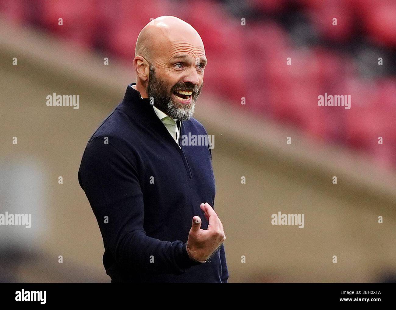 Iceland manager Arnar Gunnlaugsson during the international friendly ...