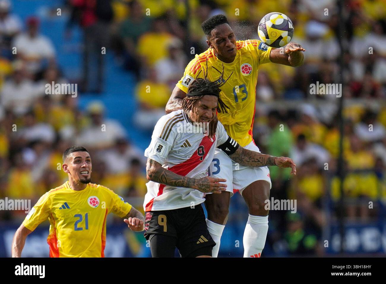1. Who will Colombia face in the World Cup playoffs?