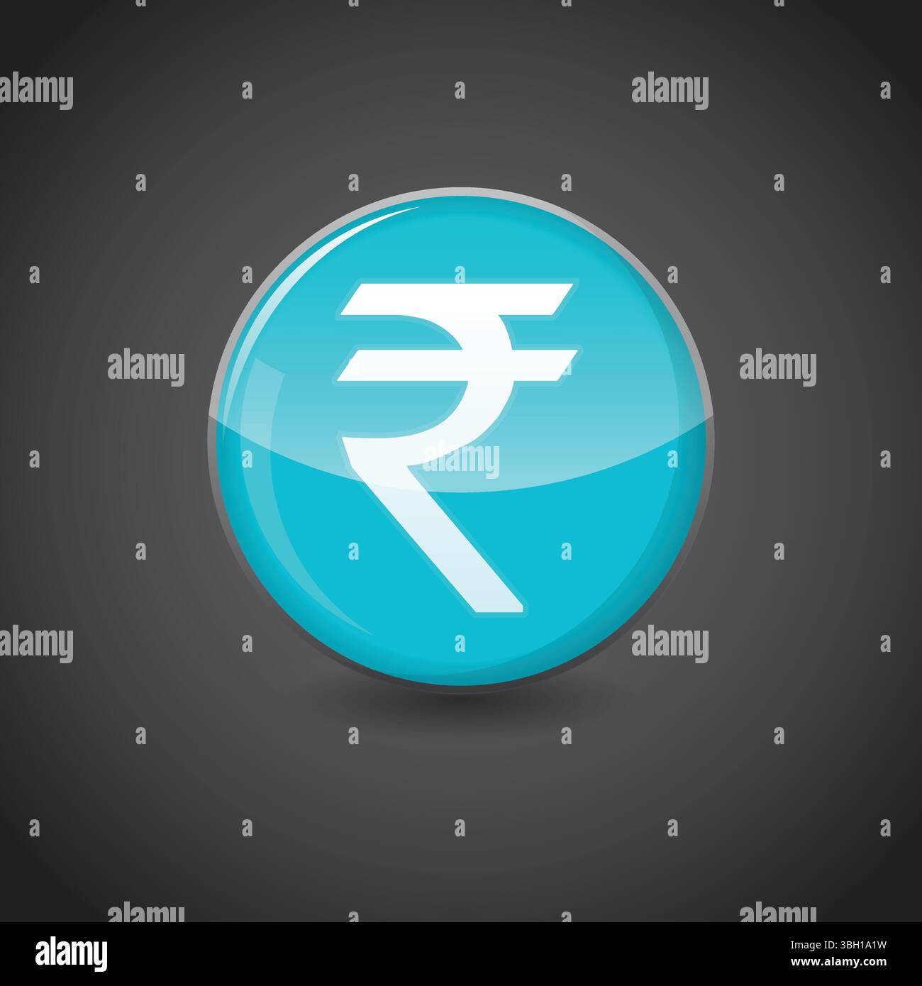 Blue sign indian rupee symbol hi-res stock photography and images - Alamy