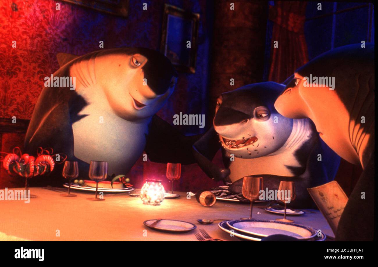 Film Still from "Shark Tale" Don Lino, Frankie, Lenny © 2004 Dreamworks ...