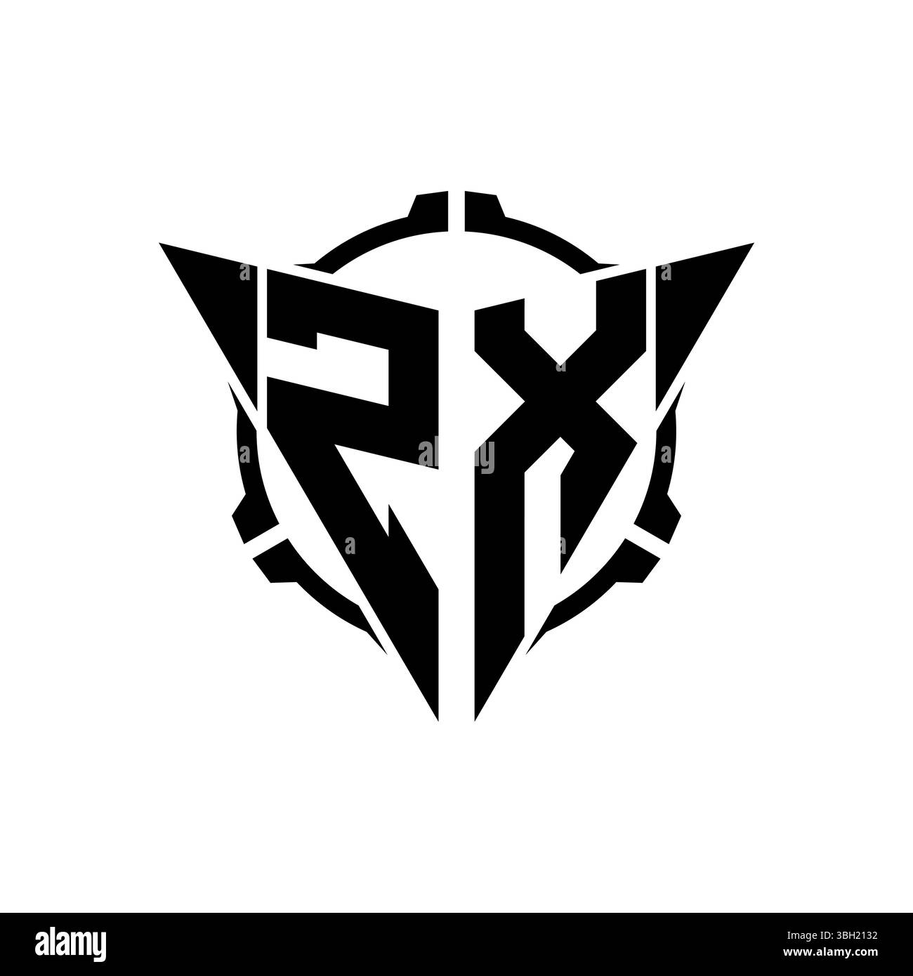 Zx gaming logo Stock Vector Images - Alamy