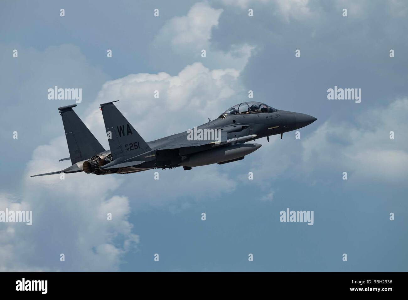 Wsint Patch An F-15E Strike Eagle takes off during U.S. Air Force Weapons School ...