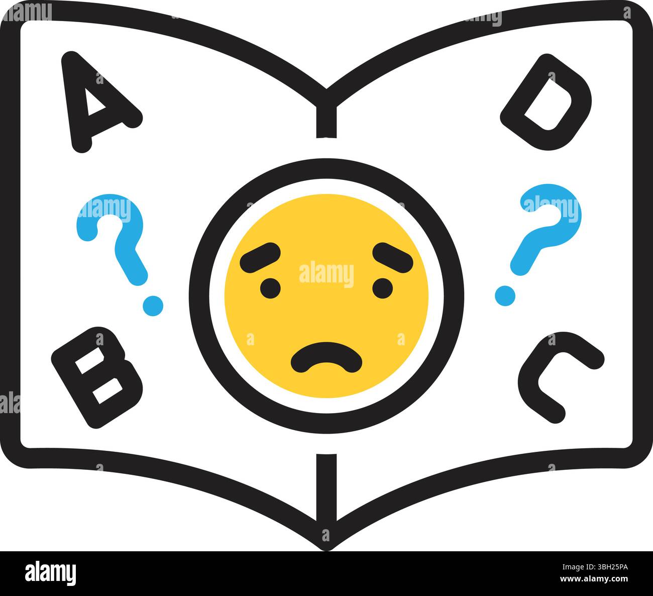 Icon for difficulty,problems Stock Vector