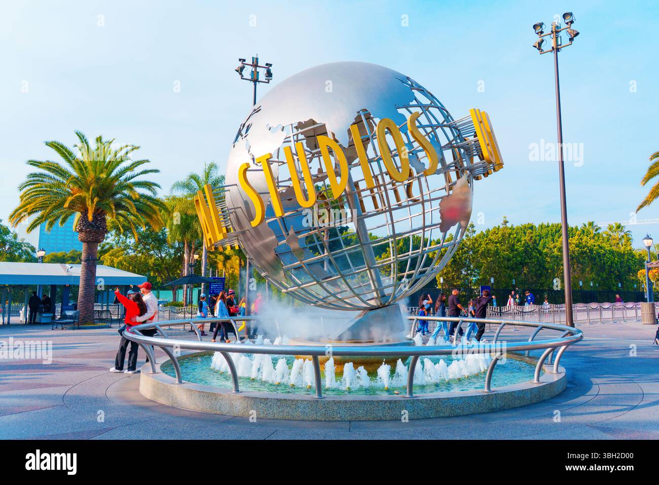 Los Angeles, California - December 24, 2024: Famous Universal Studios ...