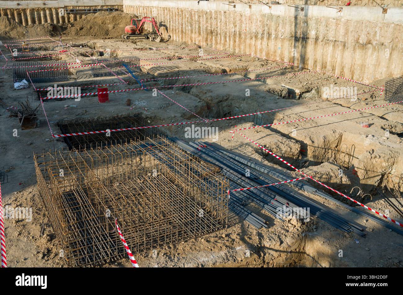 building under construction, industrial development, construction site engineering Stock Photo