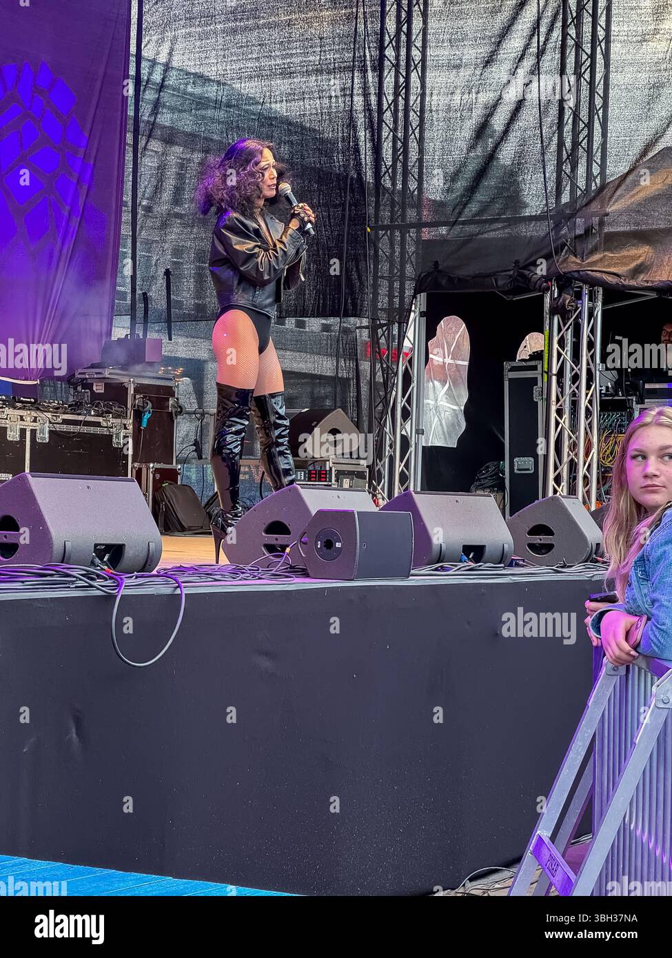 West Pride 2024 - Gothenburg, Sweden - Smartphone Captured Stock Image