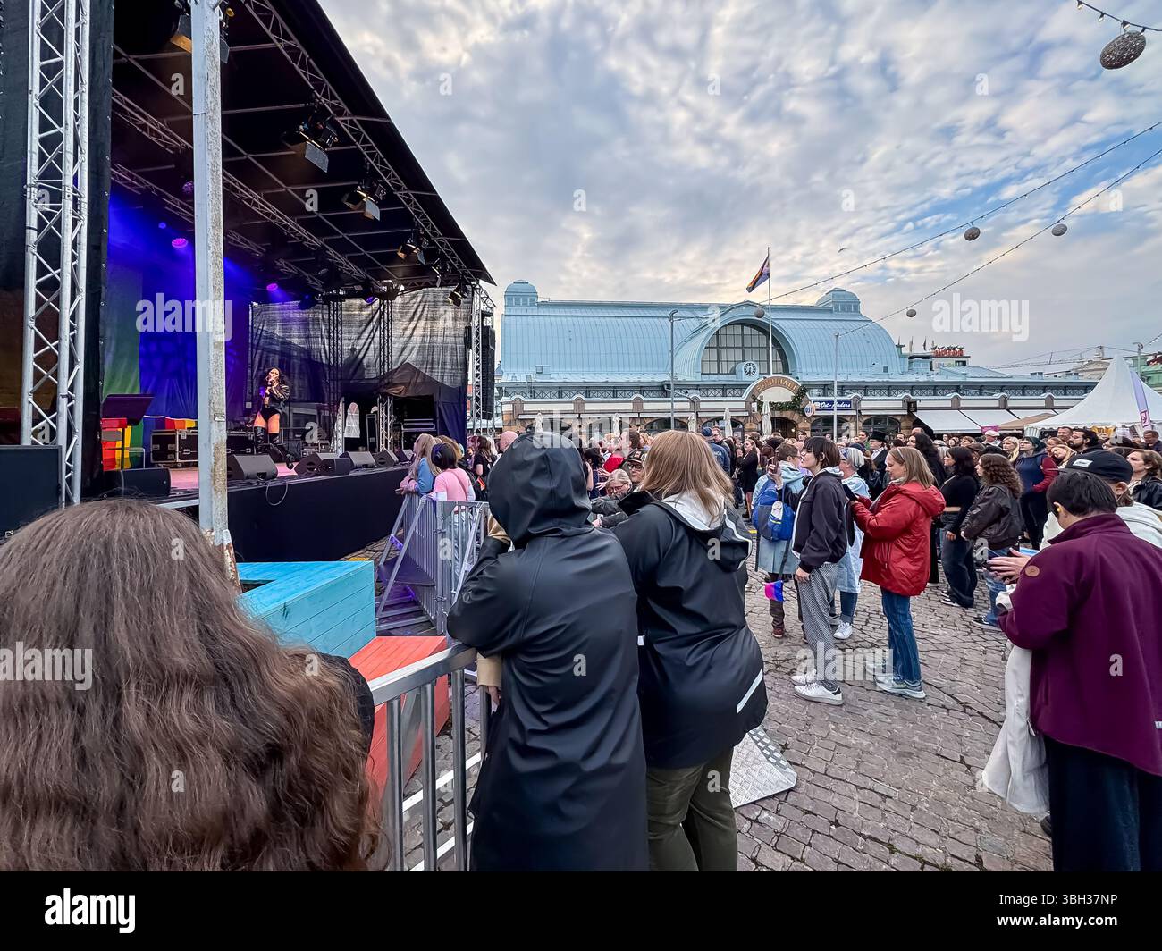 West Pride 2024 - Gothenburg, Sweden - Smartphone Captured Stock Image