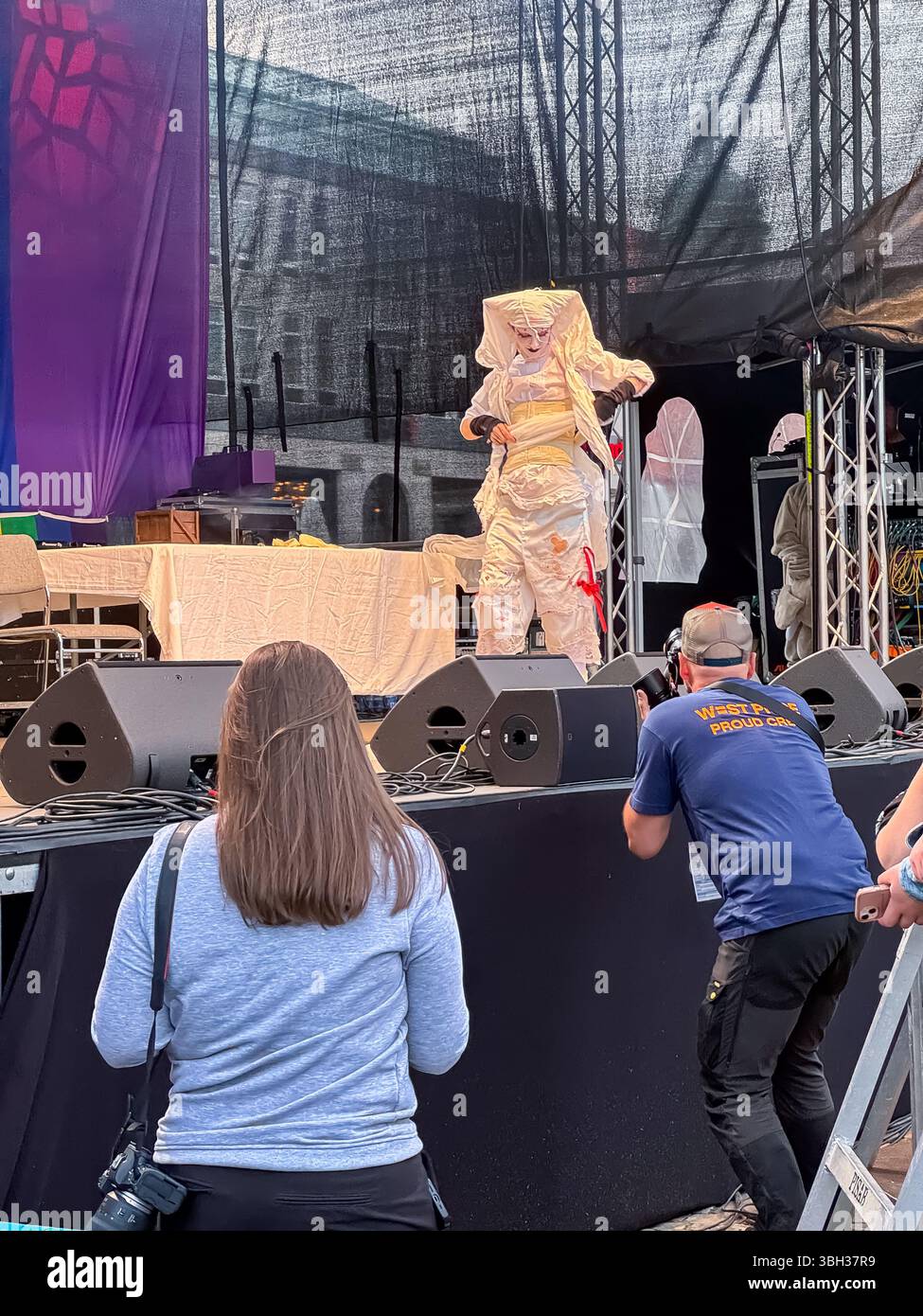 West Pride 2024 - Gothenburg, Sweden - Smartphone Captured Stock Image