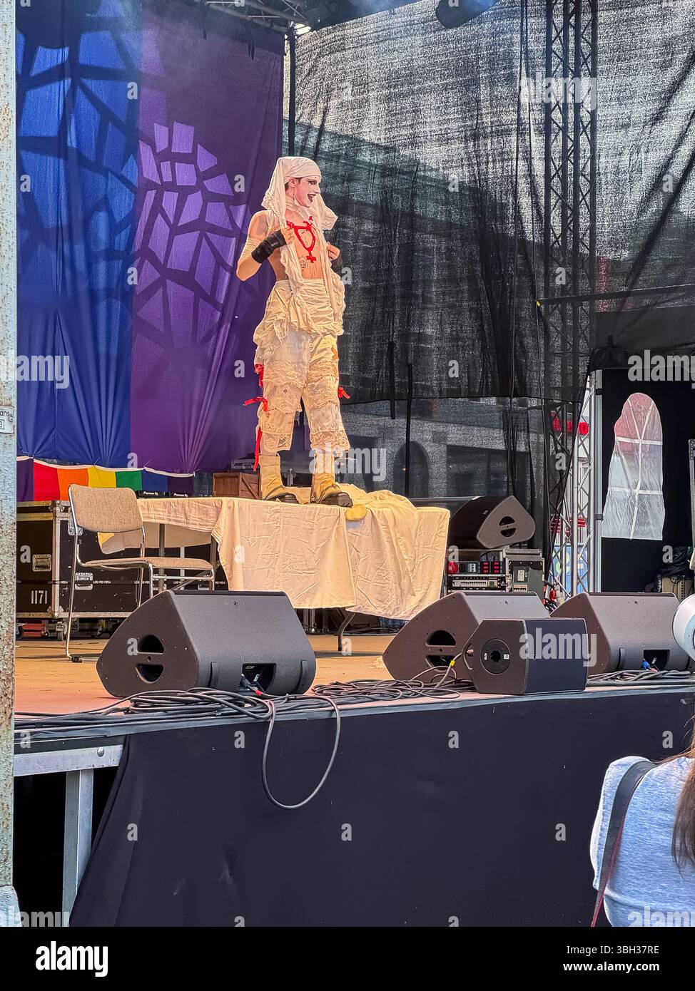 West Pride 2024 - Gothenburg, Sweden - Smartphone Captured Stock Image