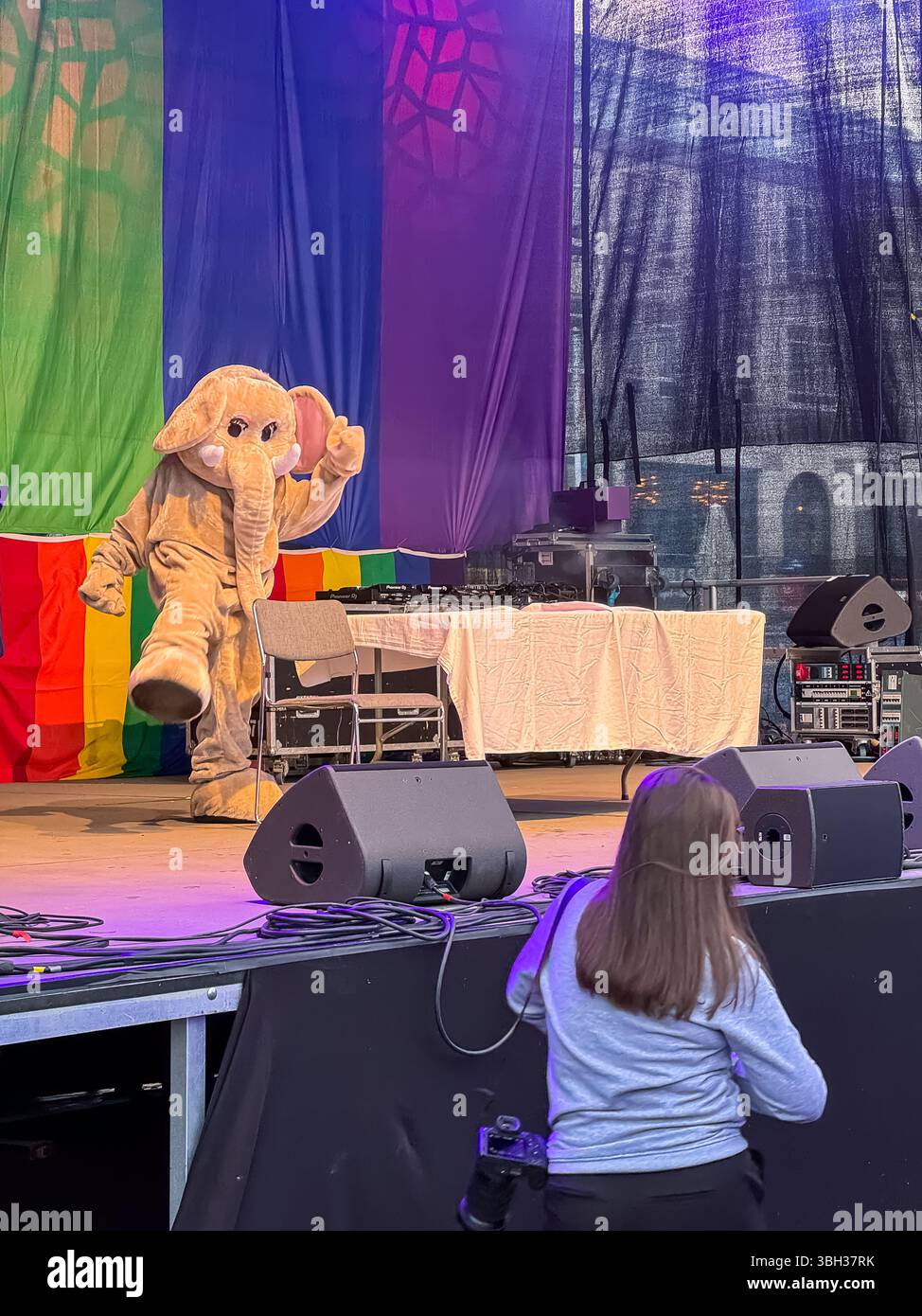 West Pride 2024 - Gothenburg, Sweden - Smartphone Captured Stock Image