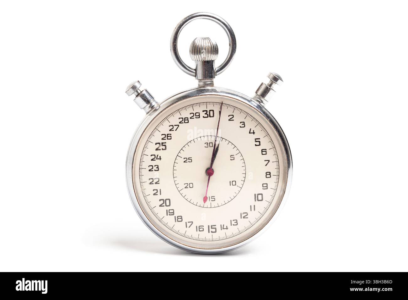 Old stopwatch isolated on white background Stock Photo - Alamy