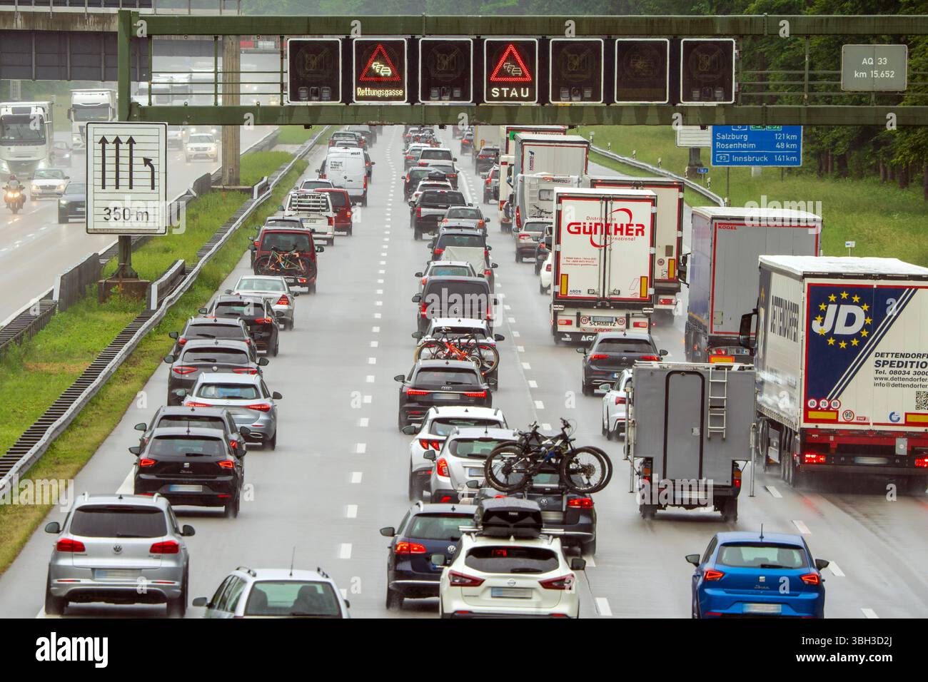 Verkehr A8 Munchen Salzburg