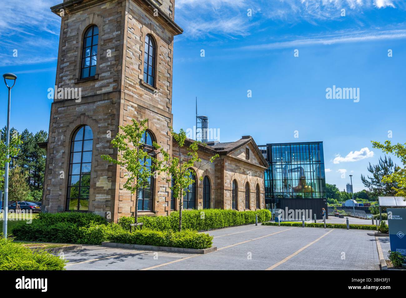 The Clydeside Distillery on the site of the former Queen’s Quay on the River Clyde in Glasgow, Scotland, UK Stock Photo
