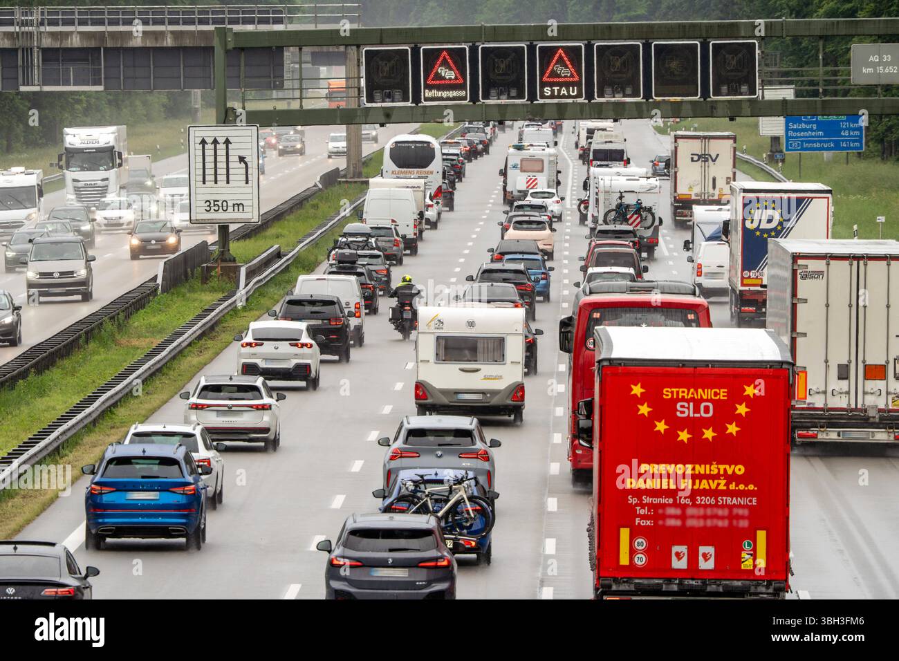 Verkehr A8 Munchen Salzburg