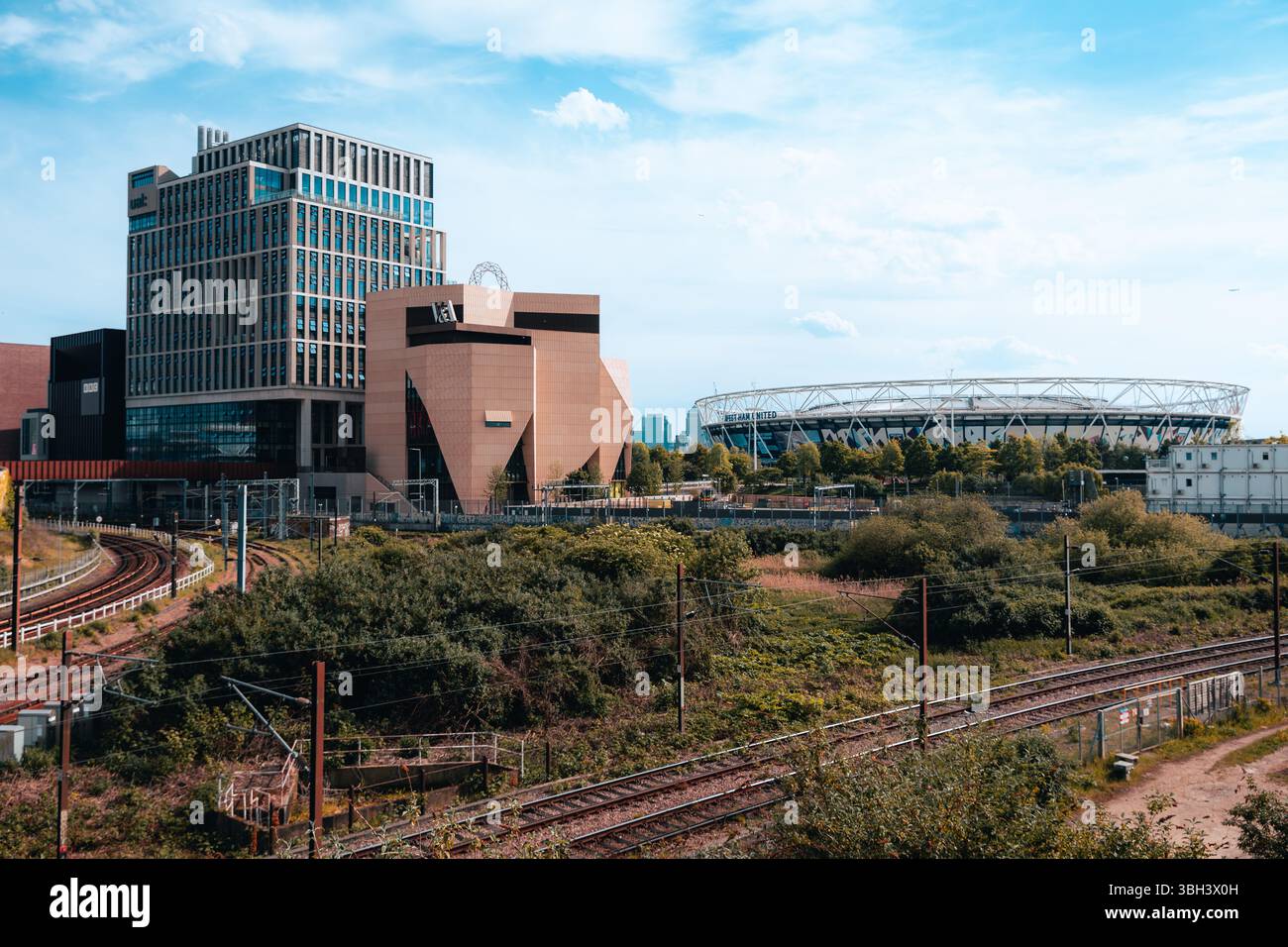 East Side, Stratford, London Stock Photo