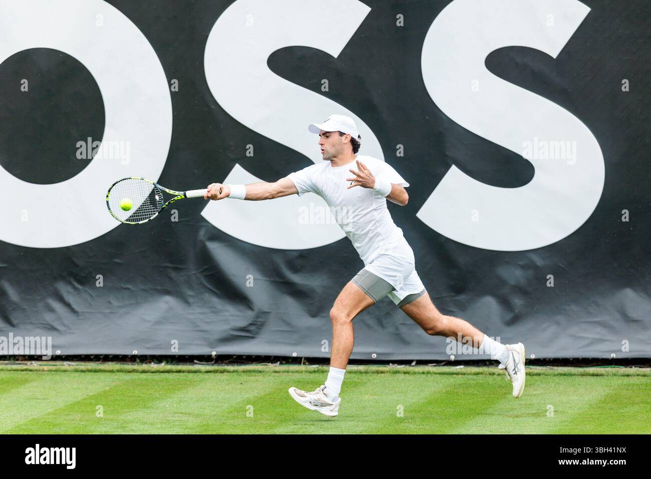 Stuttgart, Deutschland. 07th June, 2025. Eliot Spizzirri (USA) im Match gegen Li Tu (AUS) BOSS OPEN ATP250; Stuttgart, Tennisclub Weissenhof am 07.06.2025 Credit: dpa/Alamy Live News Stock Photo