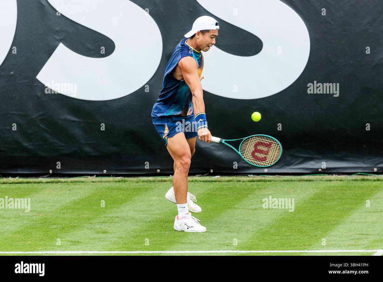 Stuttgart, Deutschland. 07th June, 2025. Li Tu (AUS) im Match gegen Eliot Spizzirri (USA) BOSS OPEN ATP250; Stuttgart, Tennisclub Weissenhof am 07.06.2025 Credit: dpa/Alamy Live News Stock Photo