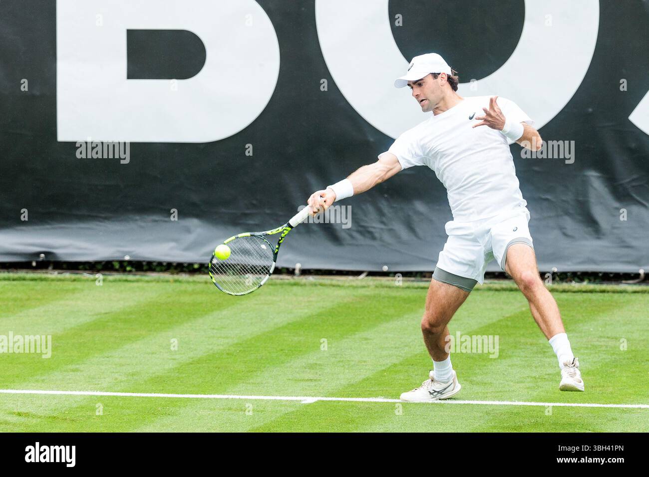 Stuttgart, Deutschland. 07th June, 2025. Eliot Spizzirri (USA) im Match gegen Li Tu (AUS) BOSS OPEN ATP250; Stuttgart, Tennisclub Weissenhof am 07.06.2025 Credit: dpa/Alamy Live News Stock Photo