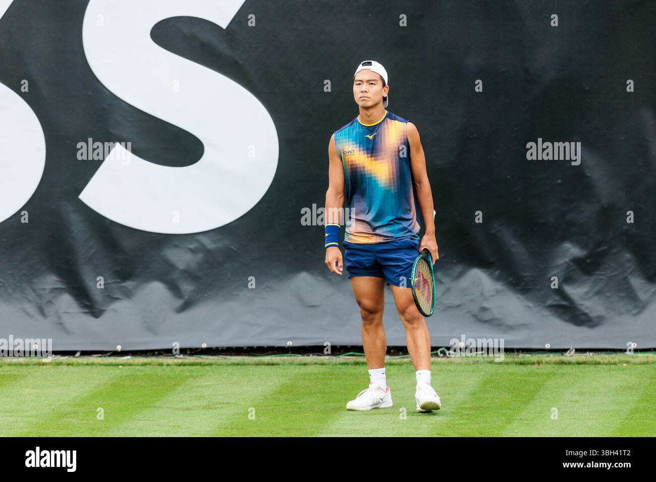 Stuttgart, Deutschland. 07th June, 2025. Li Tu (AUS) im Match gegen Eliot Spizzirri (USA) BOSS OPEN ATP250; Stuttgart, Tennisclub Weissenhof am 07.06.2025 Credit: dpa/Alamy Live News Stock Photo