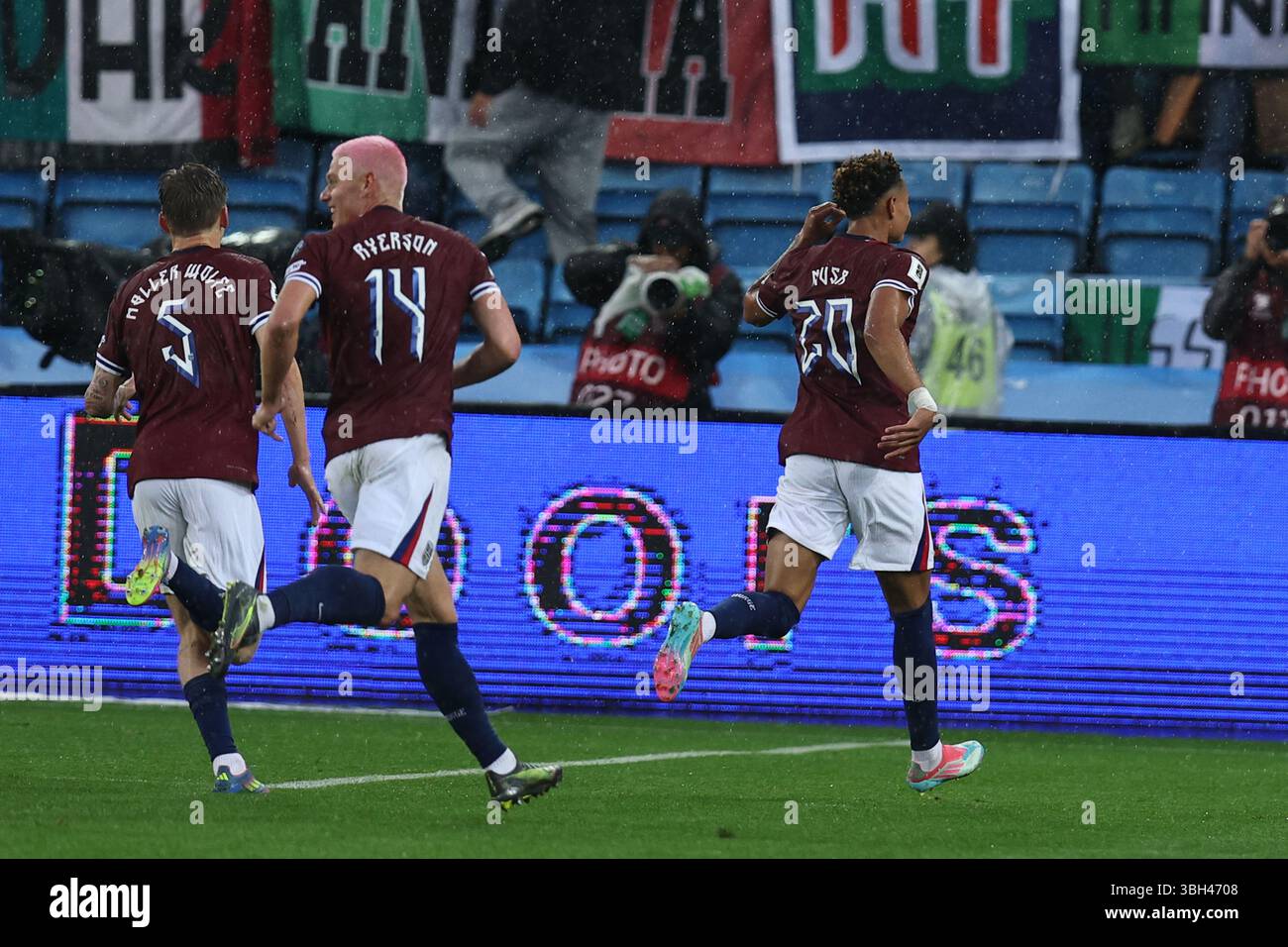 Antonio Nusa Norway Celebrates After Scoring His Teams Second Goal 