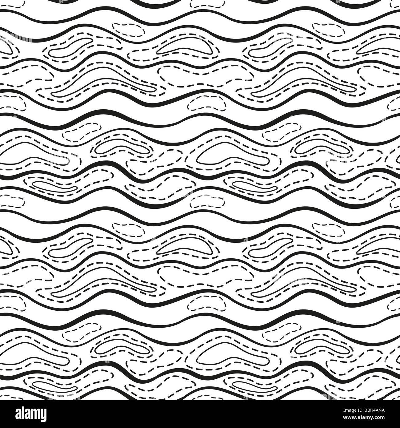 Wavy natural pattern on Cut Out Stock Images & Pictures - Alamy