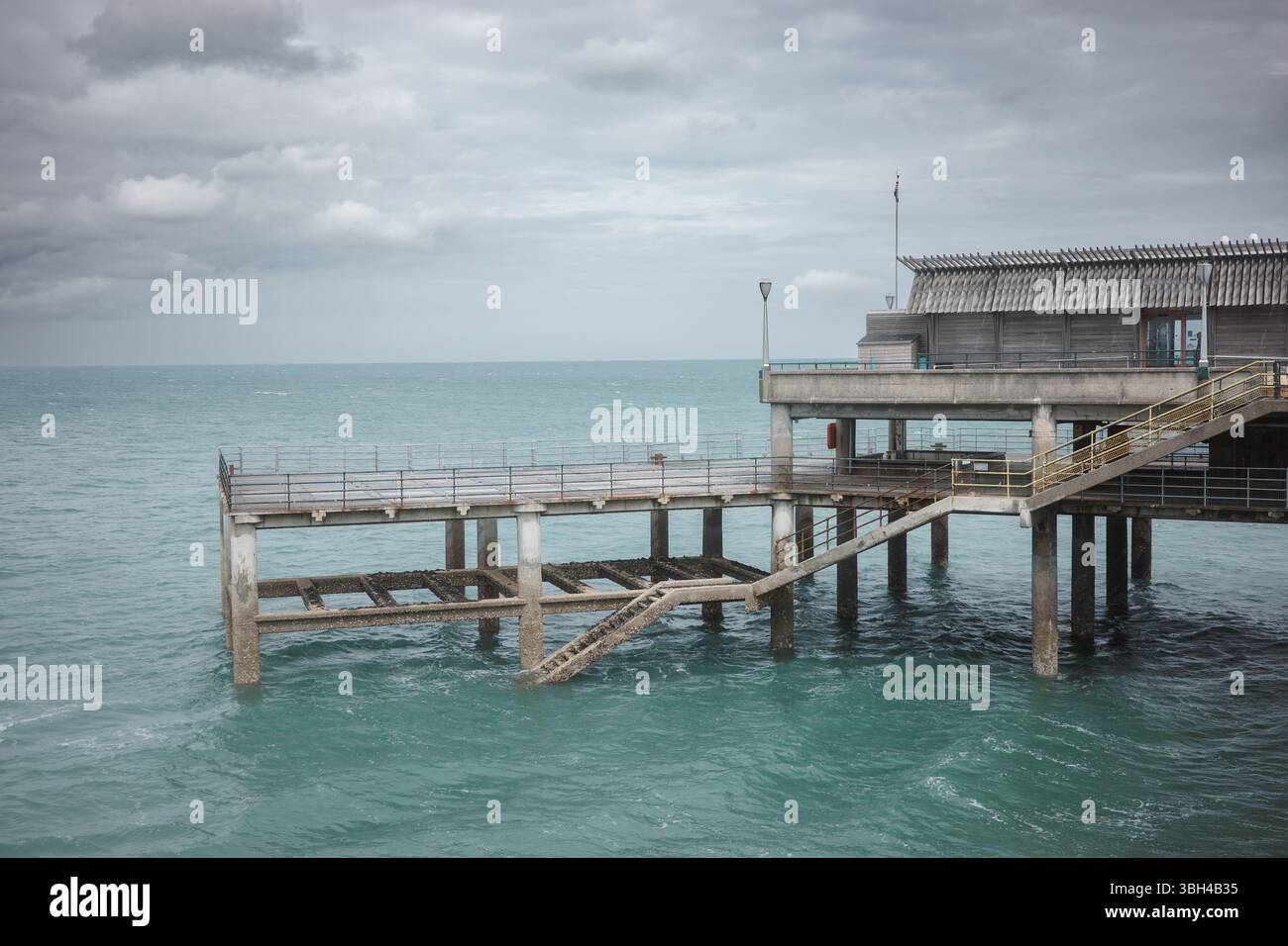 End of Deal Pier, Kent, UK Stock Photo