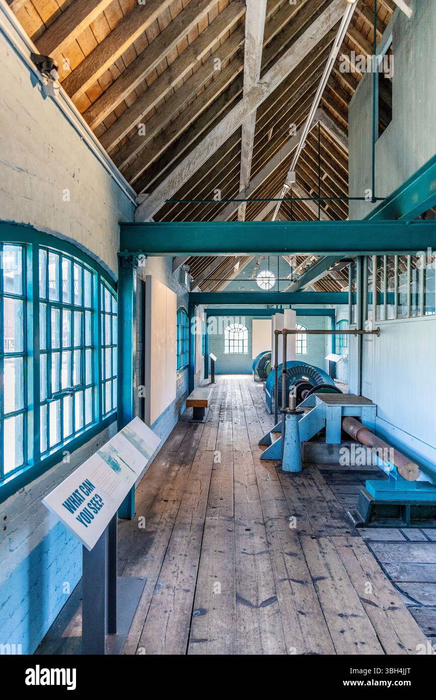 Interior of the Turbine House at the Riverside Museum, Reading, Berkshire, England Stock Photo