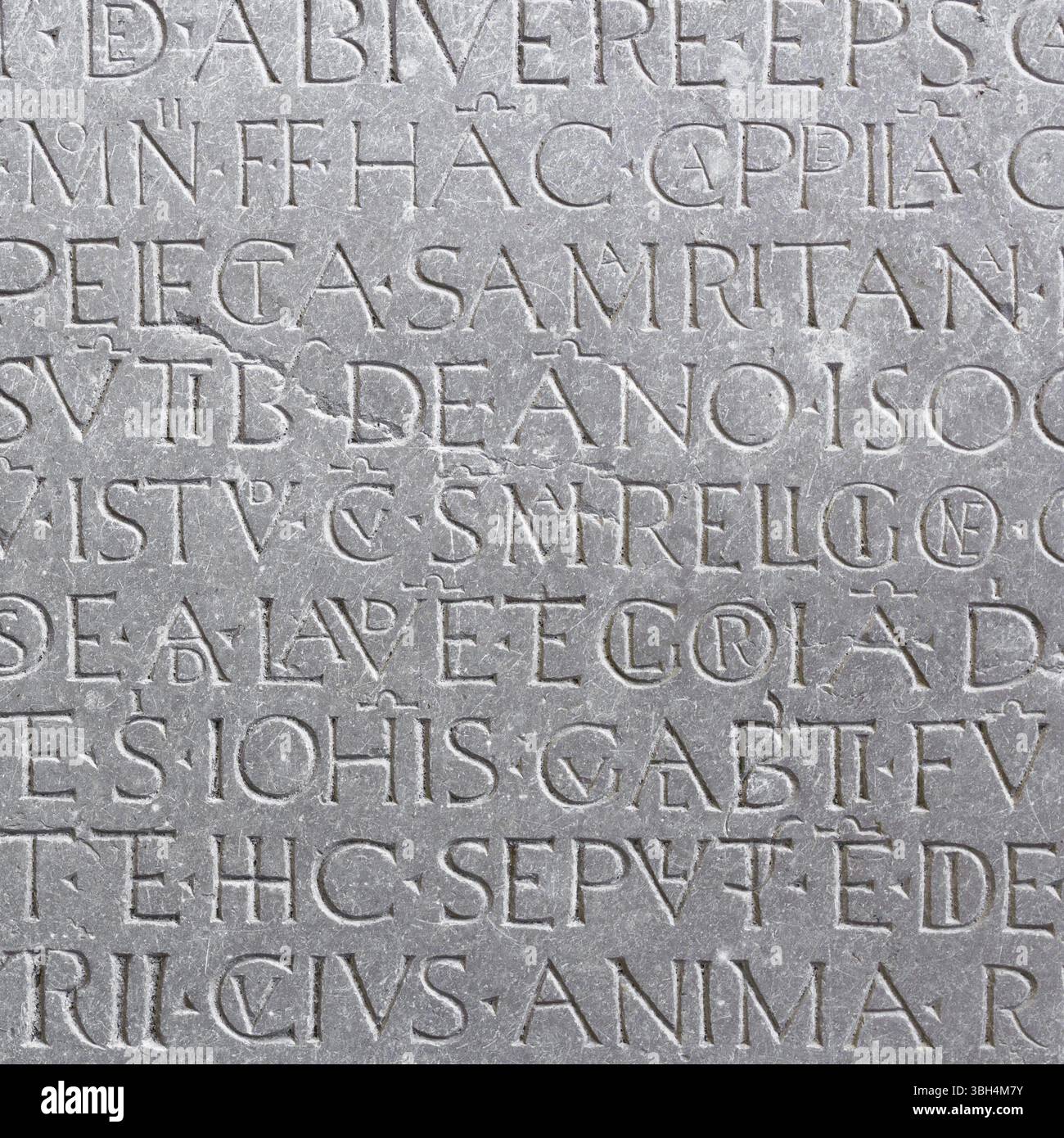 An ancient latin inscription on the marble slab Stock Photo - Alamy