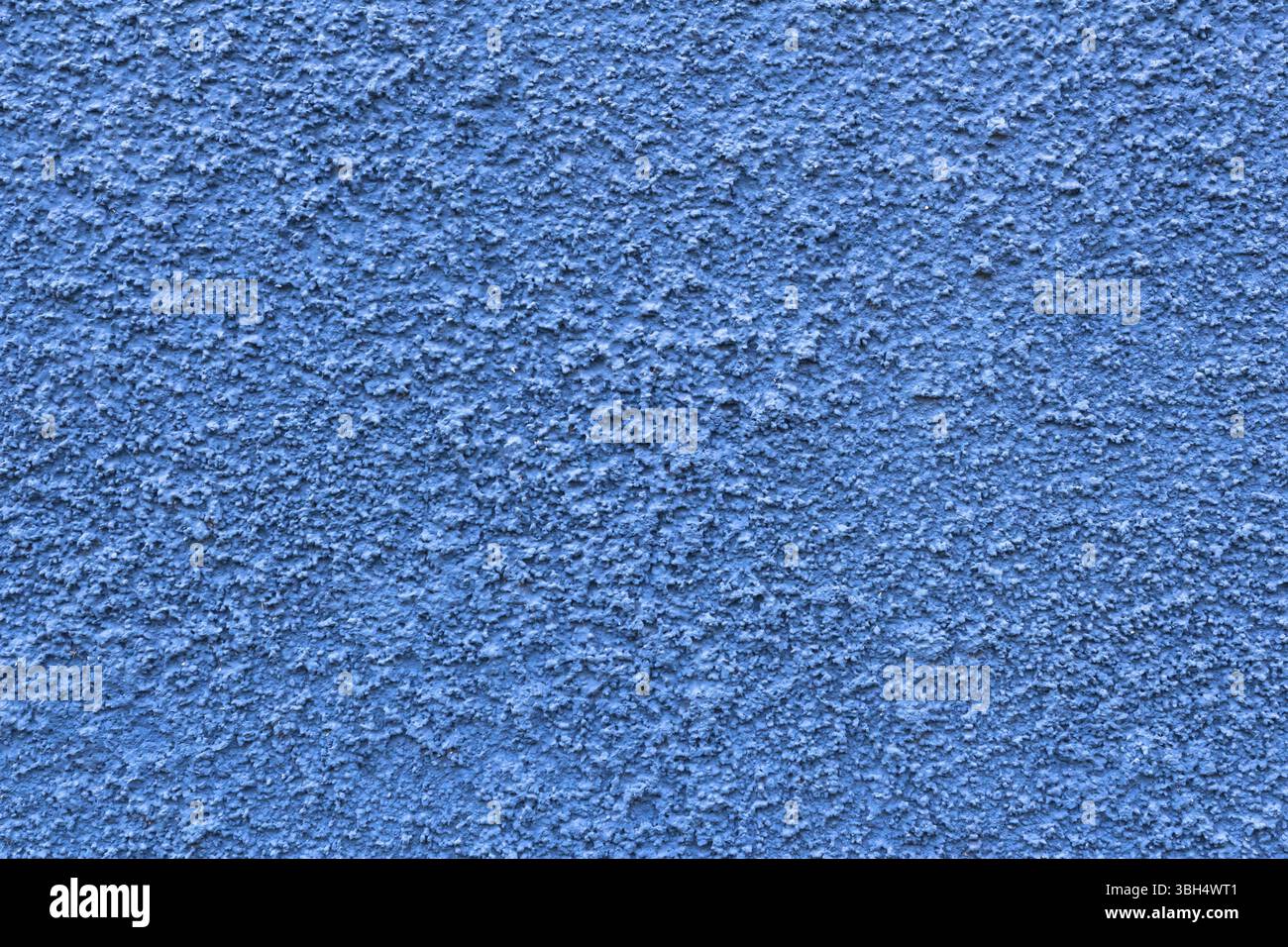 Abstract deep blue wall plastered texture. Rustic background Stock Photo