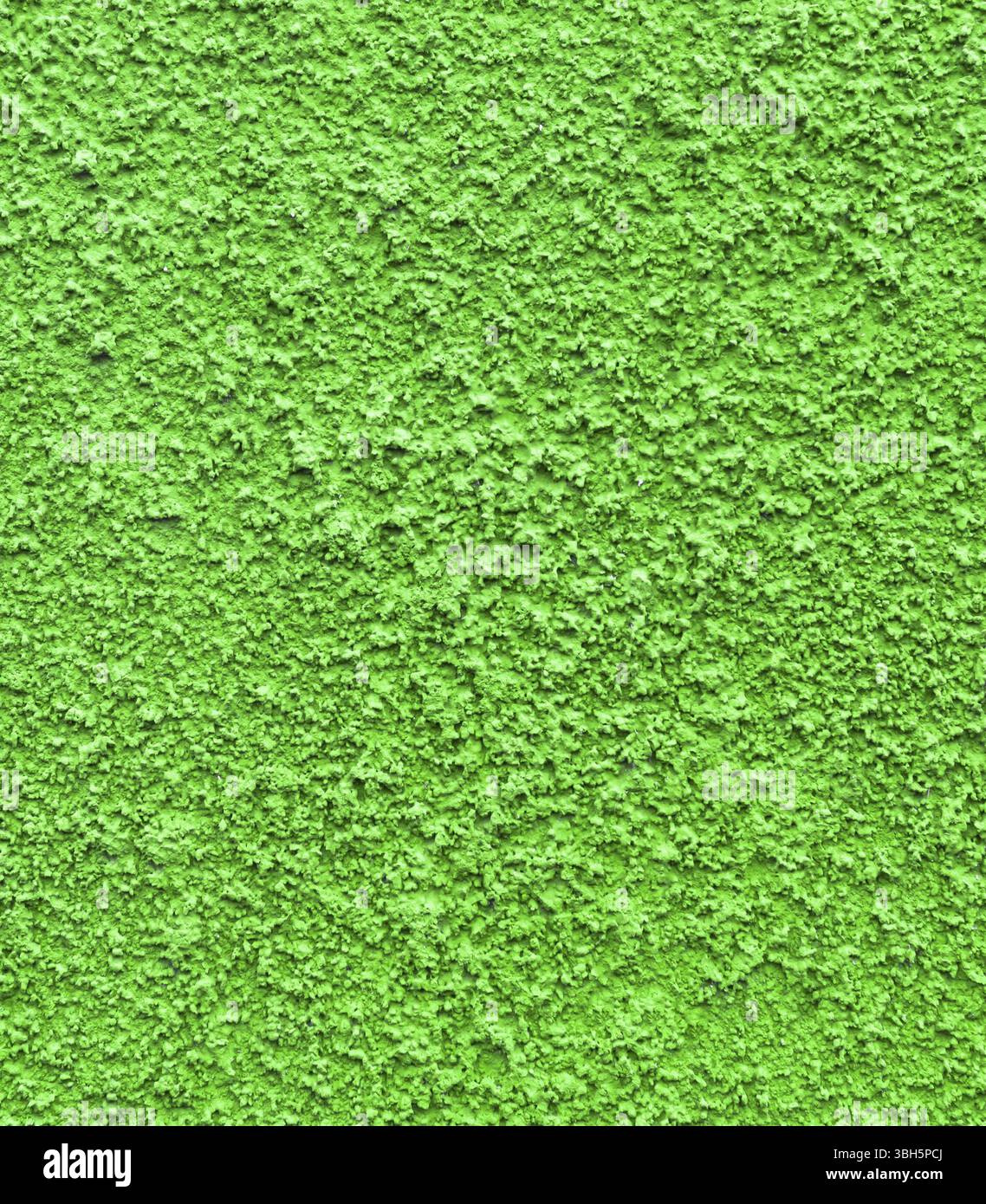 Abstract deep green wall plastered texture. Rustic background Stock Photo