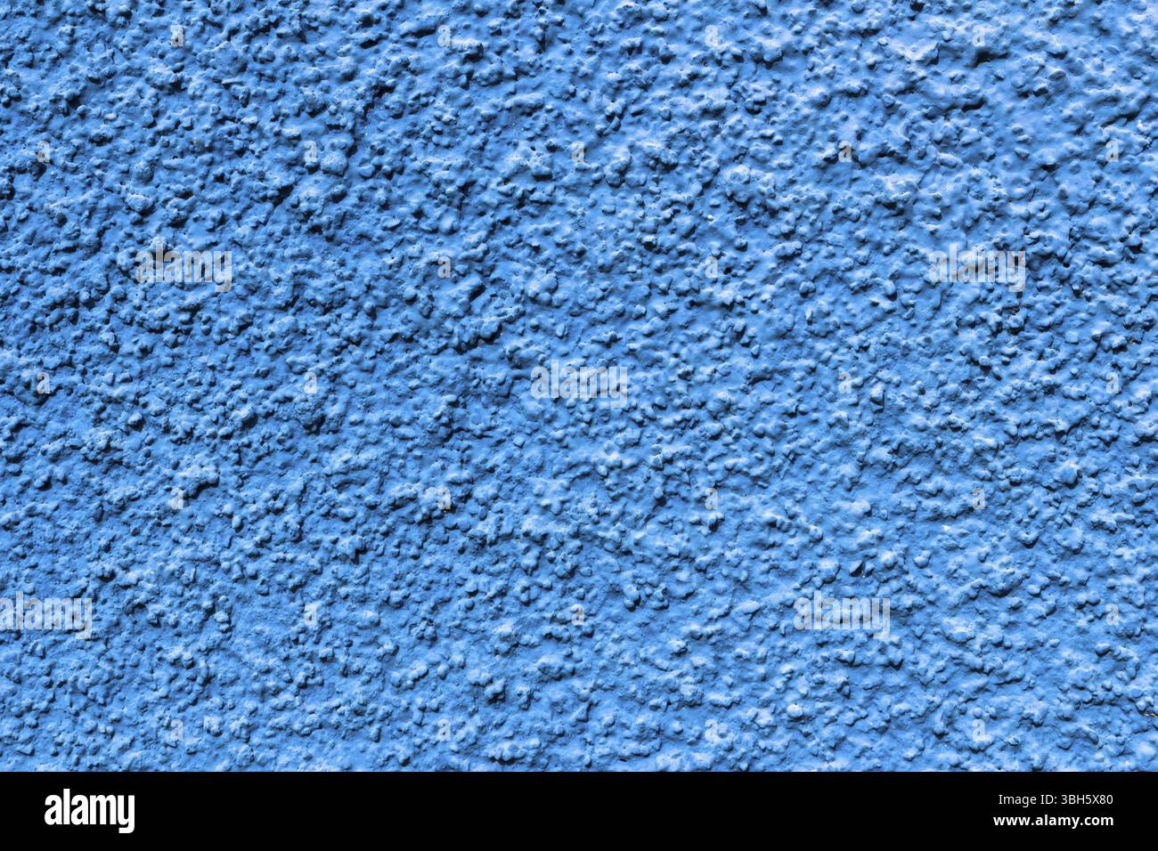 Abstract deep blue wall plastered texture. Rustic background Stock Photo