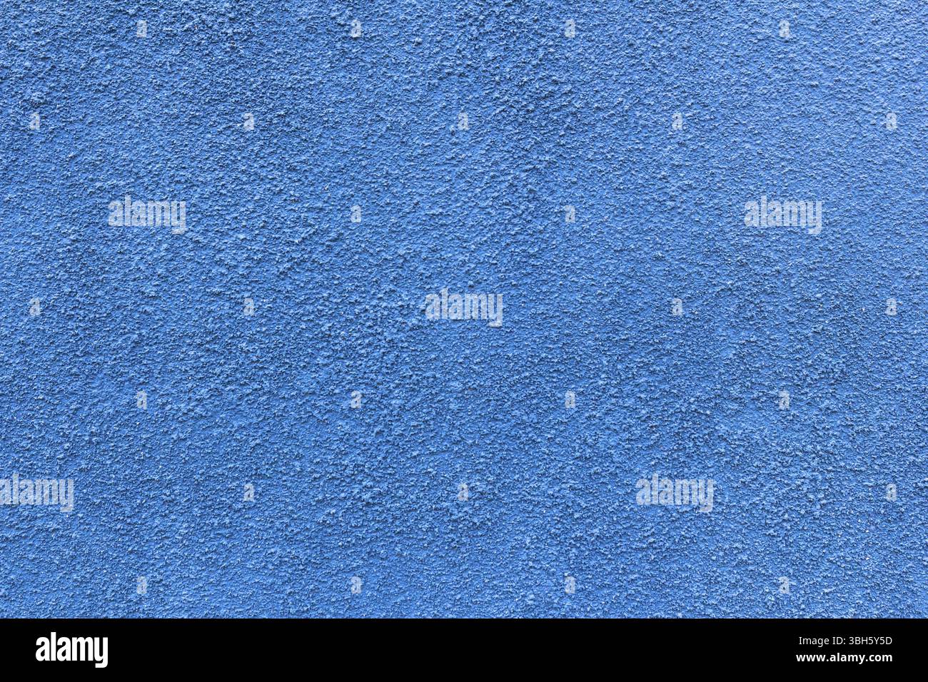 Abstract deep blue wall plastered texture. Rustic background Stock Photo