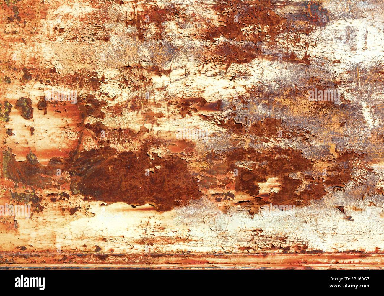 Rusty metal texture. Abstract corroded colorful rusty metal background Stock Photo
