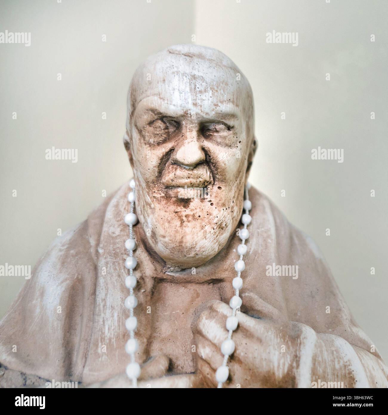 Father Pinon Padre Pio statue. Statue of Saint Father Pio. Shallow DOF Stock Photo ...