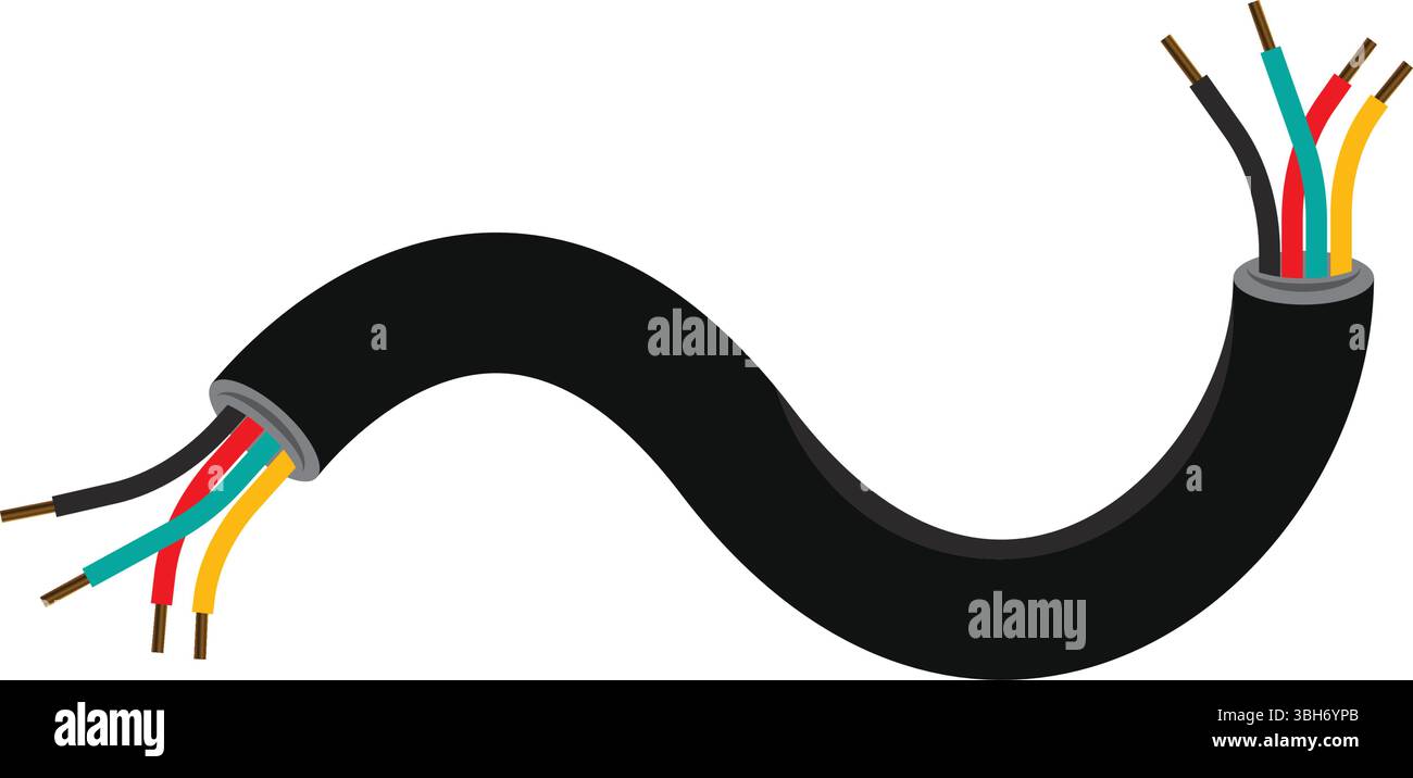 cable element icon illustration symbol design Stock Vector