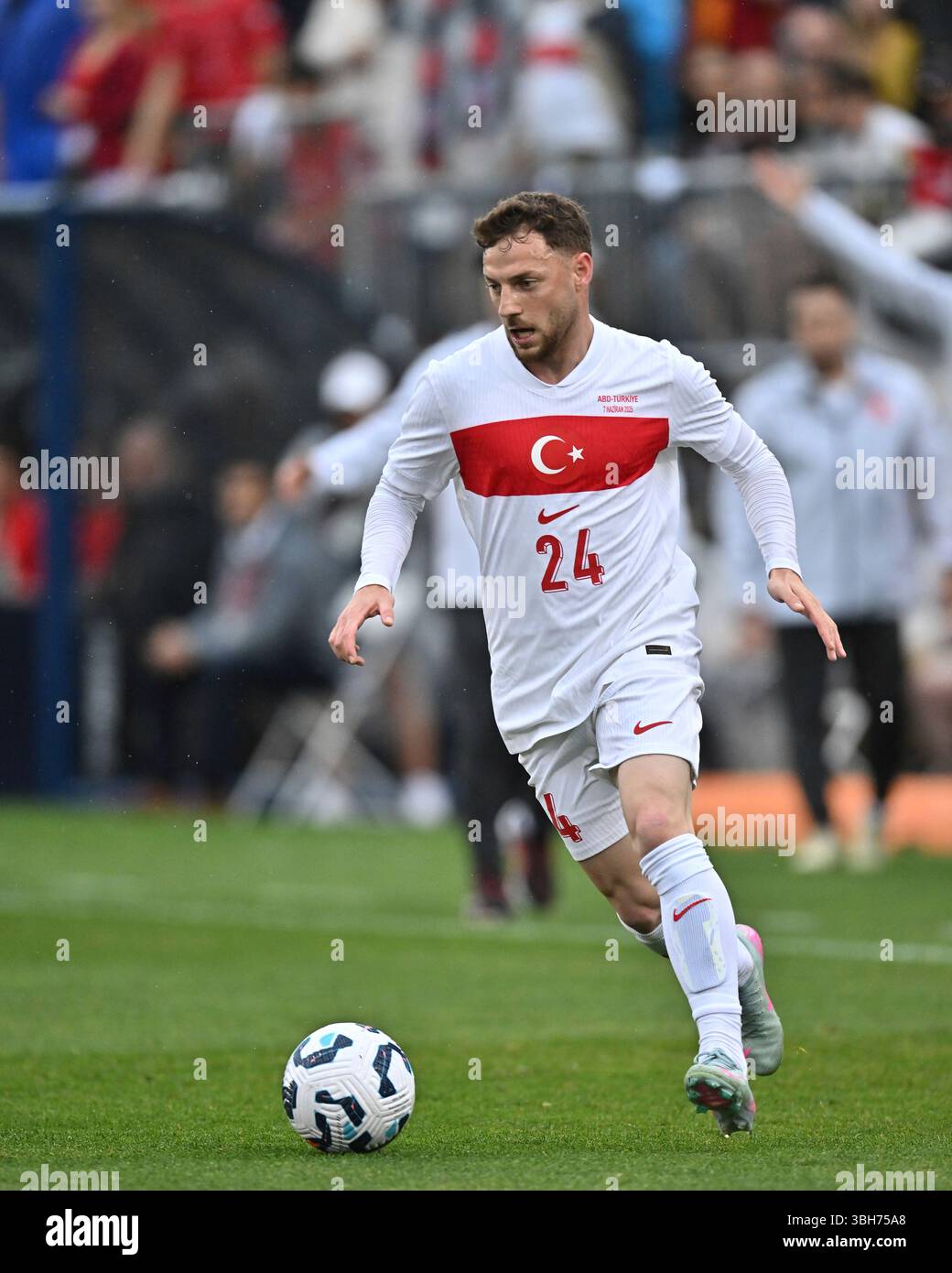 EAST HARTFORD, CT - JUNE 07: Turkey forward Mustafa Eskihellac (24 ...