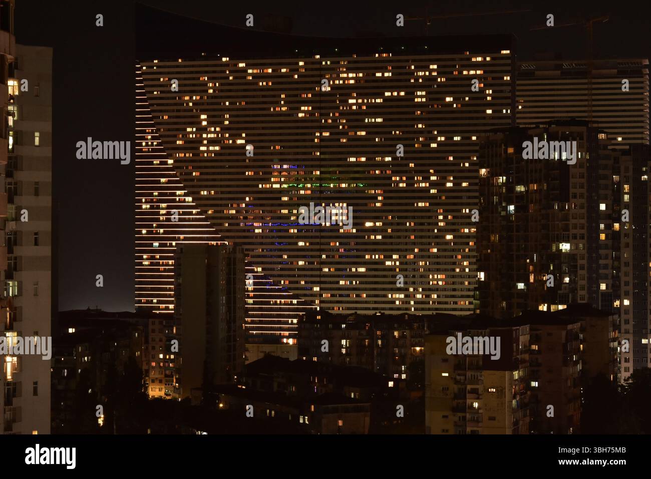 Curated visual reference: Visual Reference: Aerial View Of Modern Apartment Complexes Urban Development Batumi Boulevard