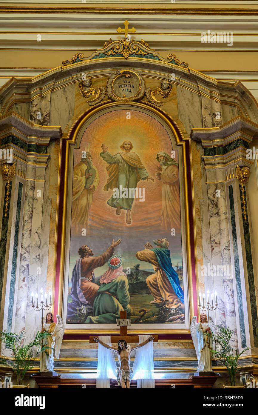 The church has a beautiful baroque brick-clad facade, with a portal ...