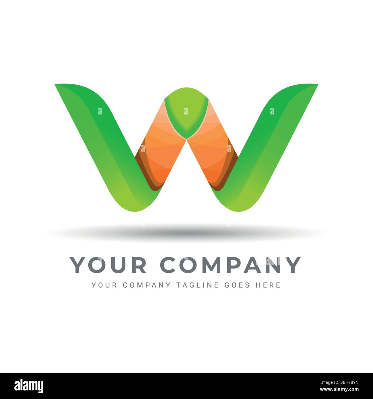 W green logos hi-res stock photography and images - Alamy