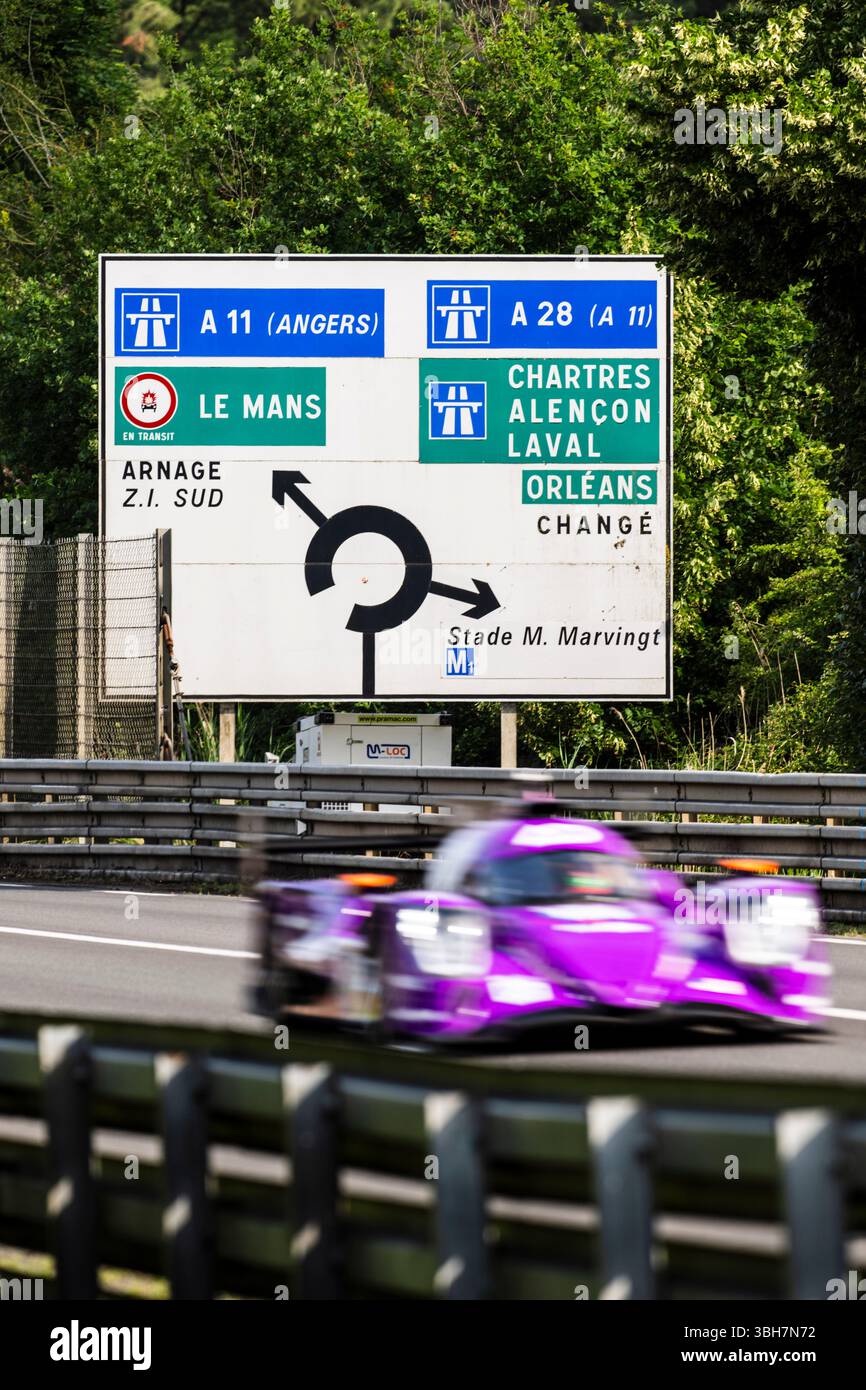 Autocollant 24 Heures Du Mans 2025 - AO By TF #199 20,5x15 Cm Dédicacé WEC