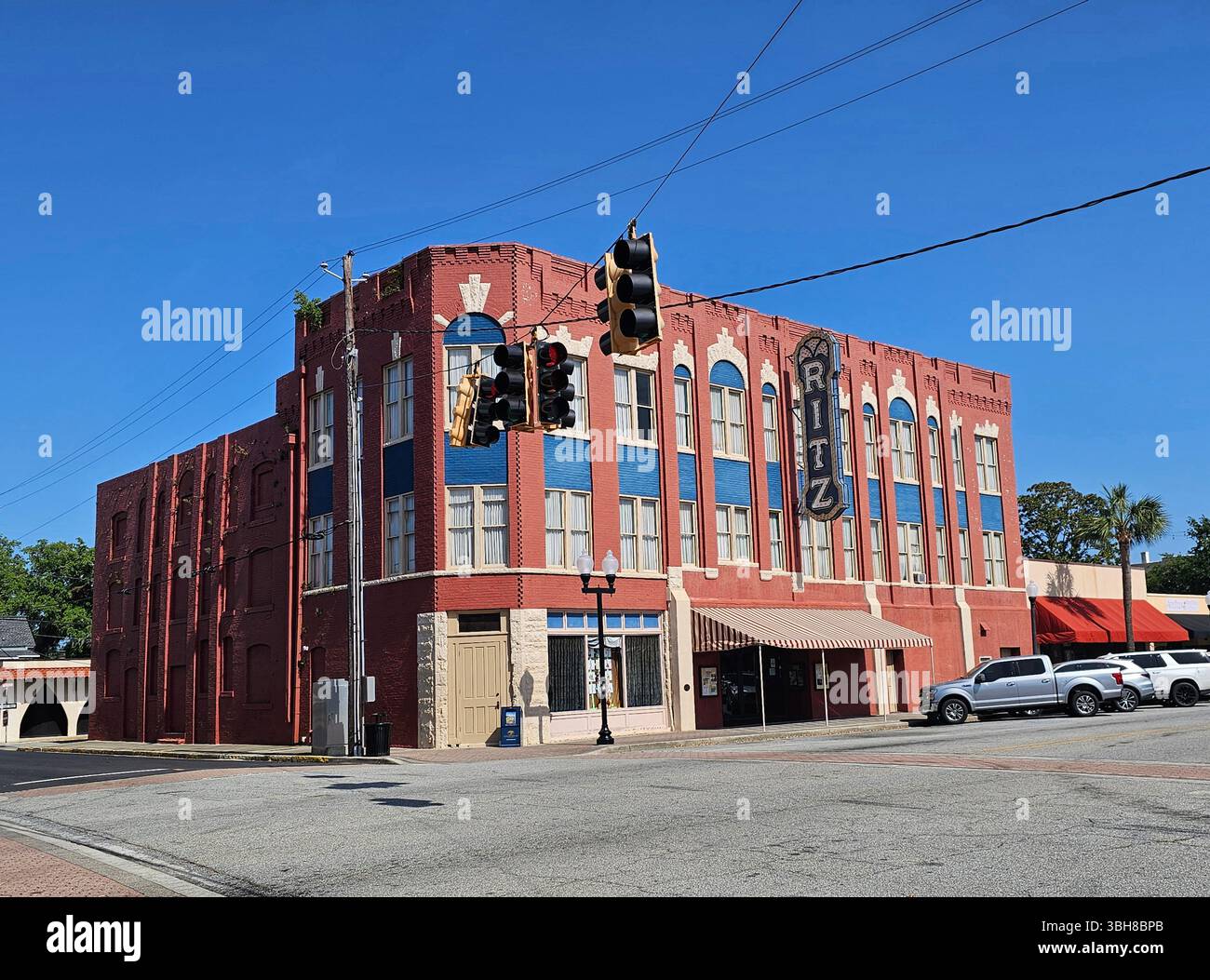 The Ritz Theatre was built in 1899 as the Grand Opera House.  It was later converted to a movie theatre. - Smartphone Captured Stock Image