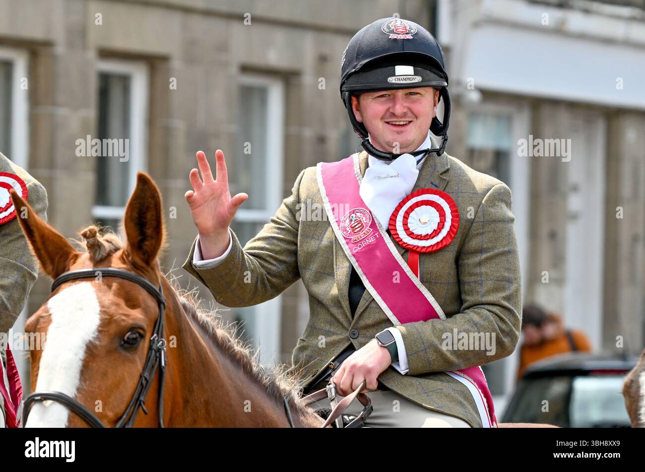 Riding of the Marches, Biggar, 8th June 2025.Peebles Principals present ...