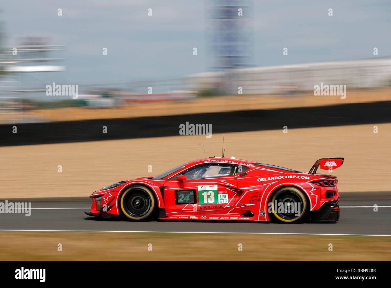 Le Mans, France, 8 June 2025. #13 AWA Racing (CAN) Corvette Z06 LMGT3.R ...