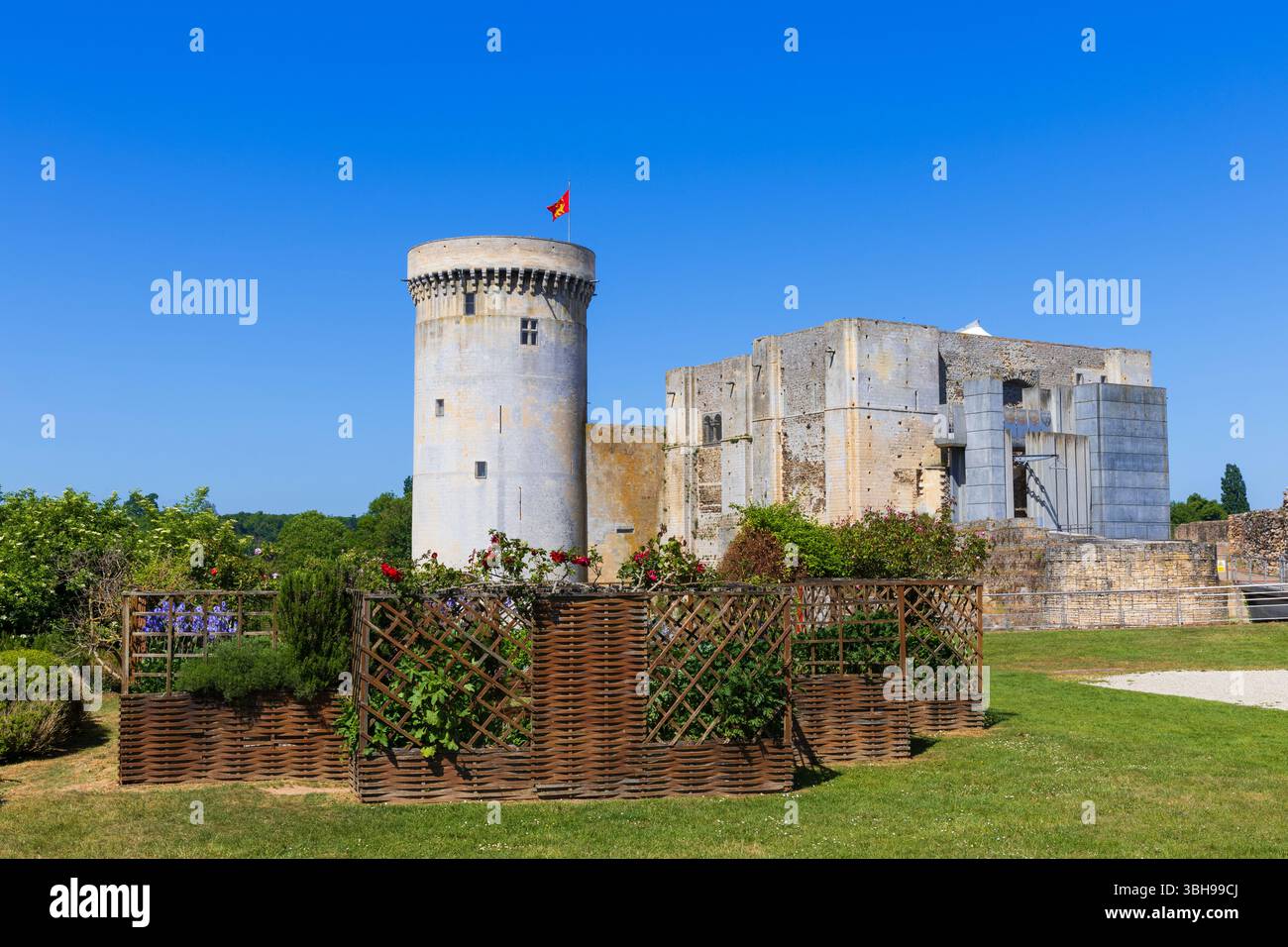 The Chateau De Falaise 12th 13th Centuries Former Seat Of The Dukes the-chateau-de-falaise-12th-13th-centuries-former-seat-of-the-dukes